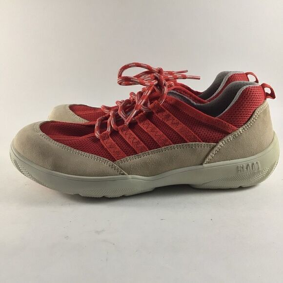 Slam made in Italy shoes lace up sneakers red size EU 41 womens 11 mens 8 - Picture 3 of 8